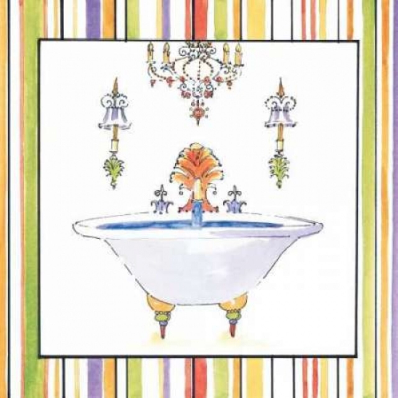 Striped Bath III Poster Print by Liz Jardine - Item # VARPDXJLP391